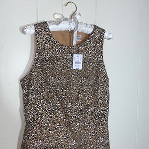 NWT J Crew cheetah dress